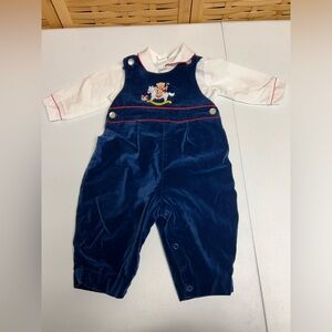 Vintage Boy’s Blue Kids Overalls